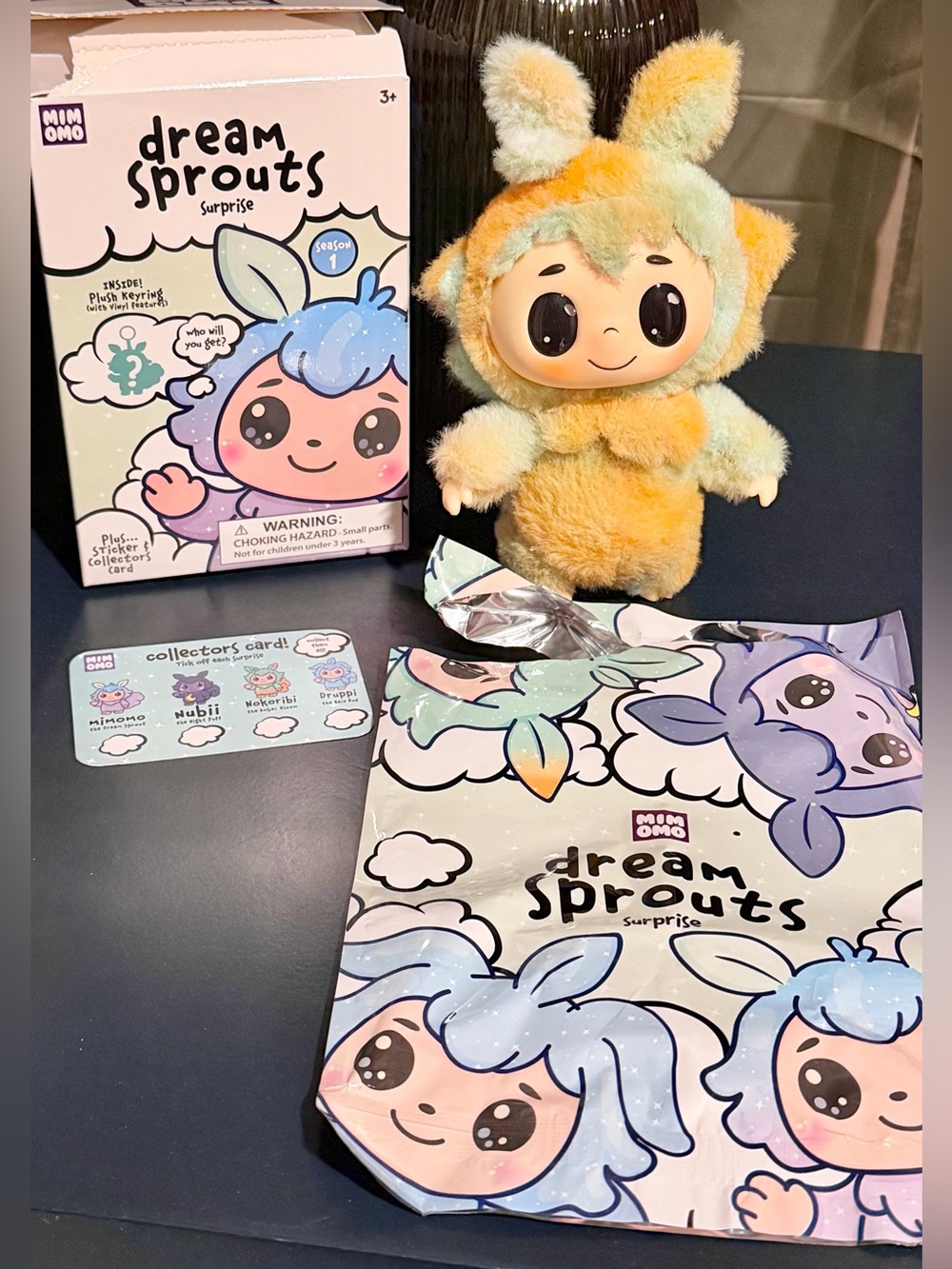 Mimomo Dream Sprouts Surprise Plush Pendant-Nokoribi
